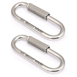 Large Opening Version- Marine Grade Quick Links, 316 Stainless Steel