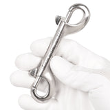 4.5" Double Ended Bolt Snap Hooks, Marine Grade Stainless Steel 316, 2 Pack