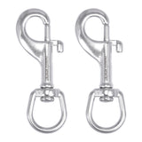 3.5" Single Ended Trigger Snap Hooks, Marine Grade Stainless Steel 316, 2 Pcs