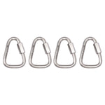 2.2" Marine Grade Triangle Links, Stainless Steel 316, 4 Pcs